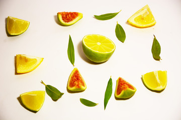 set of fruits and vegetables
