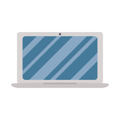 Isolated laptop vector design