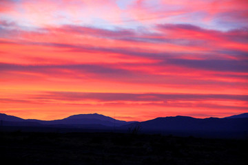 Desert Lava Sunset