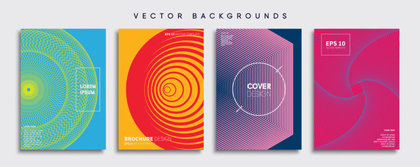 Minimal Vector cover designs. Future Poster template.