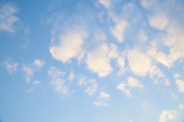 Clear blue sky with some cloud