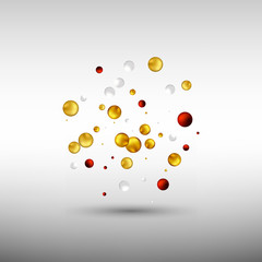 abstract background with circles