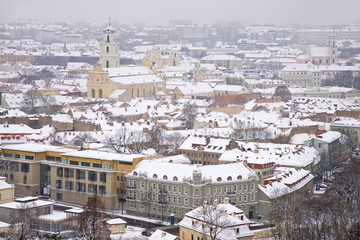 Panoramic view of Vilnius. Lithuania