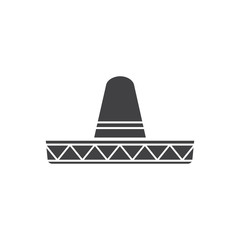 Sombrero vector icon illustration