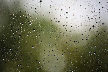 rain drops on window