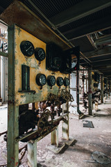 Derelict Industrial Equipment + Control Panels - Abandoned Indiana Army Ammunition Plant - Charlestown, Indiana