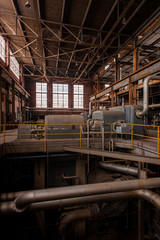 Derelict Coal Power Plant Turbines - Abandoned Indiana Army Ammunition Plant - Charlestown, Indiana