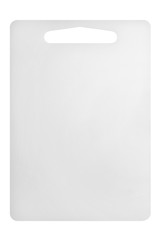 White plastic cutting board
