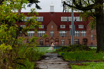 Fototapeta na wymiar Abandoned Mid-Orange Correctional Facility / New York State Training School for Boys - New York