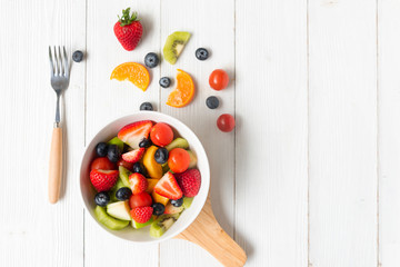Healthy Fruits.Â  Fresh fruits salad diet slim fit for healthy lifestyle women.Â  Weight Loss...