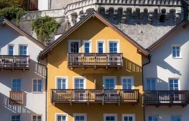 Fototapeta na wymiar House in Hallstatt village, Hallstatt, Austria
