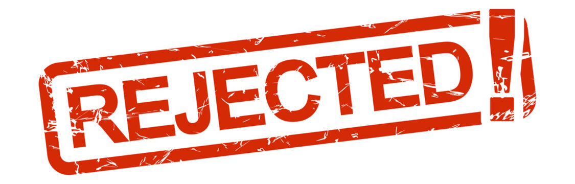 red stamp REJECTED!