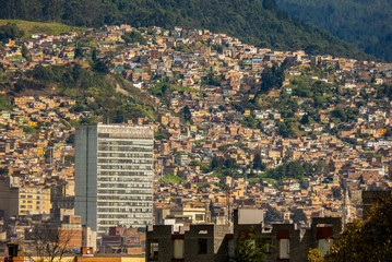 Fototapeta premium aerial view of city