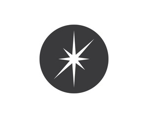 sparkle light star vector illustration design