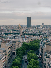 Les Invalides with the Tour Montparnasse in the back