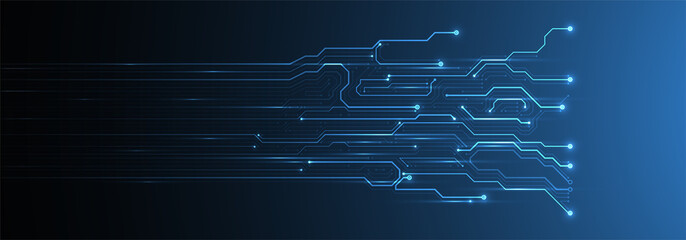 Abstract technology concept. High computer color background. Vector illustration