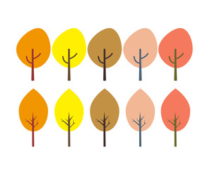 木　森　ポップ　イラスト