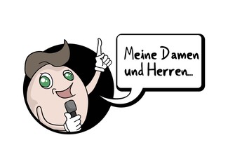 ladies and gentlemen message in german