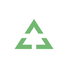 green triangle marker