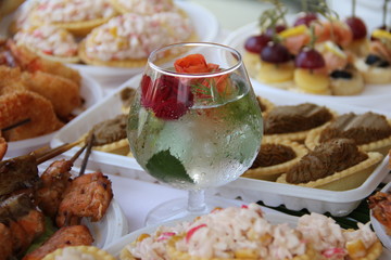 food in the restaurant