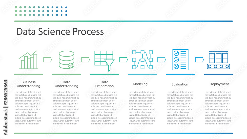 Aufkleber data science or data mining process