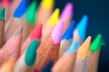 fondo de colores, lapizes, lapiz, puntas , colors, macro
