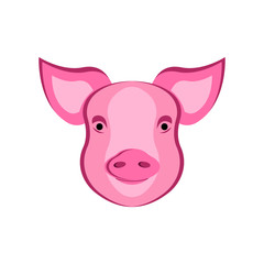 Pig head illustration livestock, pork beef animal