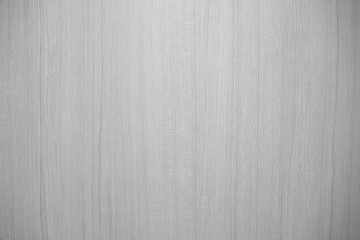Closeup of beautiful glossy wooden wall in black and white or grey tone with texture for simple background. Cool banner on ad, website, page, and presentation. Monochrome modern  pattern