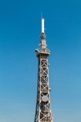 23 July 2019, Lyon, France: television and telecommunications tower in Lyon is very similar to the Eiffel Tower in Paris