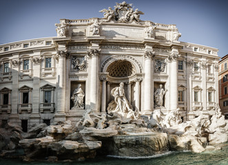 Obraz na płótnie Canvas Trevi Fountain in Rome