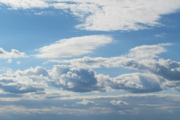 Obraz premium Blue sky with clouds