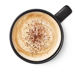 Foto op Plexiglas Cup of cappuccino with cinnamon © baibaz