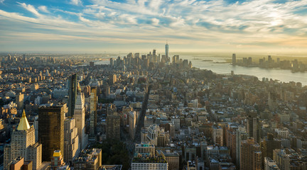 Midtown and Lower Manhattan from the bird´s eye view