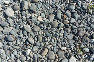 background of natural river stones