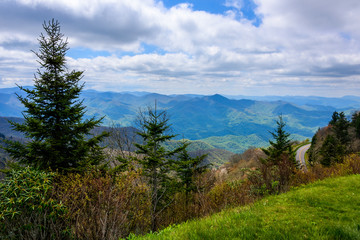 Scenic View of the Blue Ridge Mountains