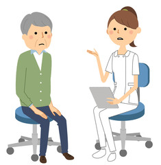 看護師　問診　説明