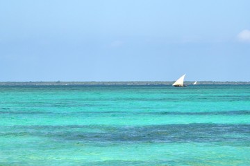 Obraz premium yacht in the sea