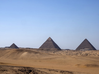 Obraz na płótnie Canvas The Pyramids are a World Heritage Site,Cairo Egypt