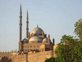 The Mohammed Ali Mosque is a landmark of the city of Cairo, Egypt