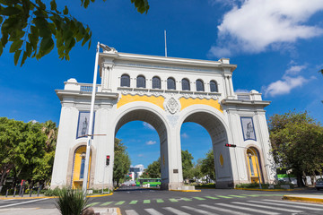 Fototapeta na wymiar Tourist monuments of the city of Guadalajara