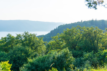 Der Bodensee in Süd Deutschland von oben
