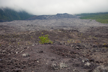 les traces du volcan 