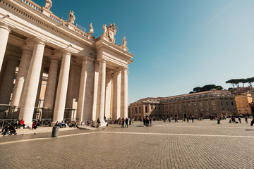 Vatican City St. Peter's cathedral famous symbol of catholicism