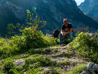 The great nature between the K&ouml;nigssee and the Obersee lakes with a real inspiring silence