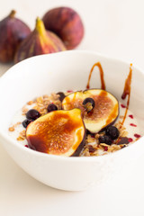 dessert with fruit and nuts