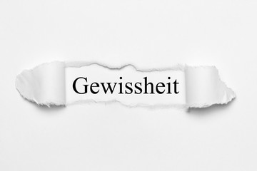 Gewissheit