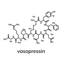 Vasopressin or argipressin chemical formula