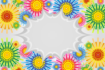 #Background #wallpaper #Vector #Illustration #design #clip_art #free_size concentration line,comic,speed line,speech bubble,balloon,cloud line カラフルベクターイラスト背景壁紙,花柄,スピーチバルーン,セリフふきだし,無料漫画素材,フリーサイズ