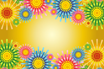 Background Wallpaper Vector Illustration Design Clip Art Free Size Happy Party Image ベクターイラスト背景壁紙 集中線 放射状 クリスマス素材 クリスマスツリー 無料 フリーサイズ 商用 Wall Mural Tomo00