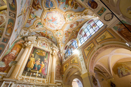 Santa Caterina del Sasso, Lake Maggiore, Lombardy, Italy.